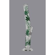 Skleněný BONG s listy CANNABISU 46 cm