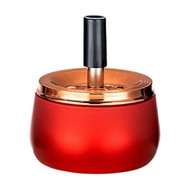 Popelník roztáčecí Rose gold & Red, 9 cm