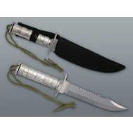 Nůž lovecký velký RAMBO v nylonovém pouzdře na opasek,  35 cm