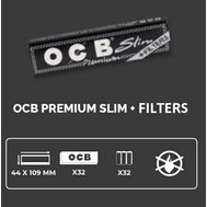 Cigaretové papírky OCB Slim+Filters